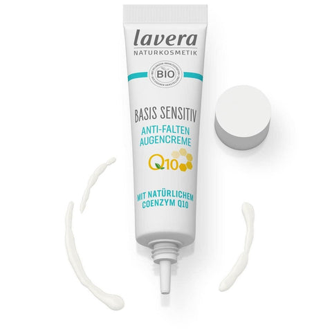 Lavera basis sensitiv Anti-Falten Augencreme Q10 Bio 15ml