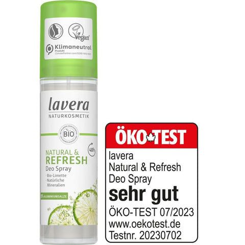 Lavera Deo Spray NATURAL & REFRESH Bio 75ml