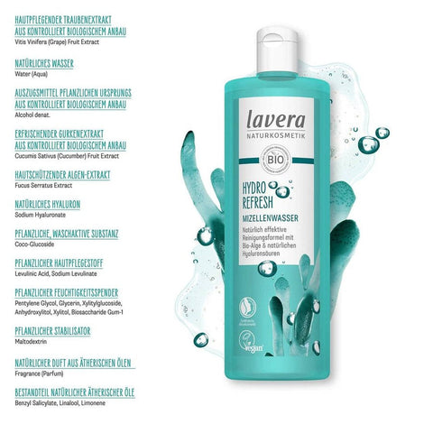 Lavera Hydro Refresh Mizellenwasser Bio 400ml