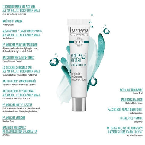 Lavera Hydro Refresh Augen Roll-On Bio 15ml