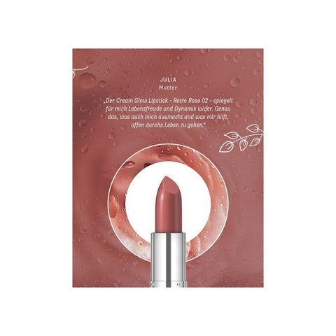 Lavera Cream Glow Lipstick -Retro Rose 02- Bio 4,5g