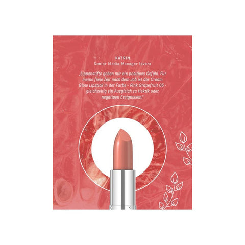 Lavera Cream Glow Lipstick -Pink Grapefruit 05- Bio 4,5g
