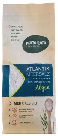 Naturata Meersalz mit jodhaltigen Bio-Algen aus Spanien 500g