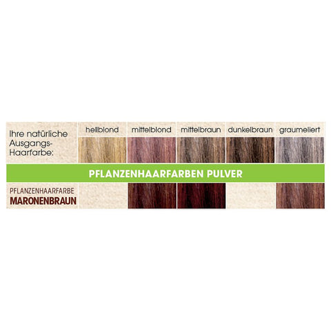 SANTE 100% Pflanzenhaarfarbe mit 3-Fach Pflegekomplex MARONENBRAUN 08 Bio 100g