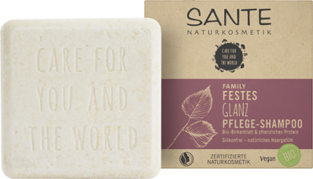Sante Naturkosmetik Family Festes Glanz Pflege-Shampoo Bio 60g