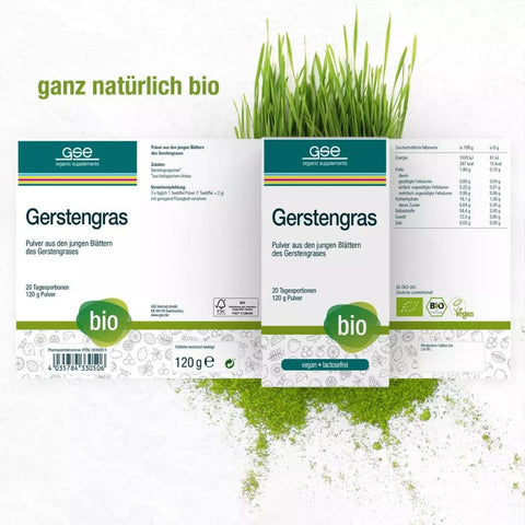 GSE BIO Gerstengras Pulver 120g