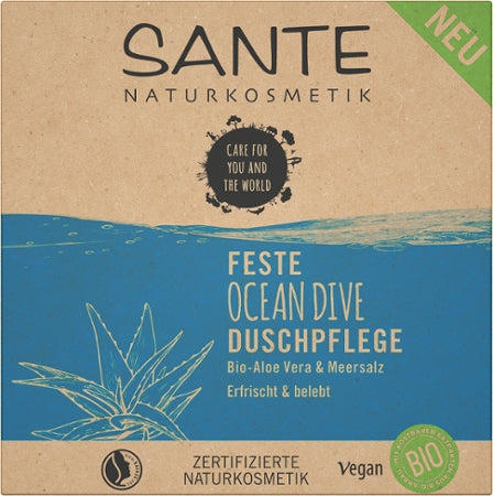 Sante Naturkosmetik Feste Duschpflege Ocean Dive Bio 80g
