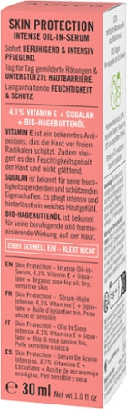 Sante Naturkosmetik Skin Protection Intense Serum mit Vitamin E Bio 30ml