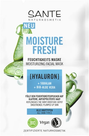 Sante Naturkosmetik Moisture Fresh Feuchtigkeitsmaske Bio 2x4ml