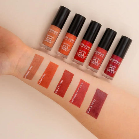 benecos Natural Beauty Matte Liquid Lipstick desert rose Bio 5ml