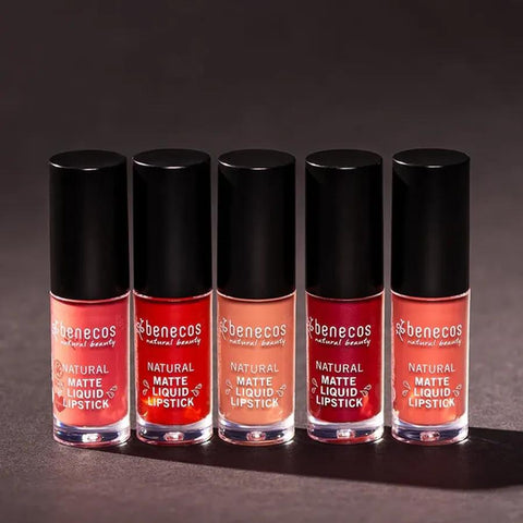 benecos Natural Beauty Matte Liquid Lipstick bloody berry Bio 5ml