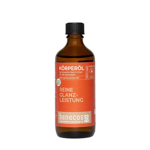 benecos REINE GLANZLEISTUNG Körperöl Bio-Aprikosenöl 100ml
