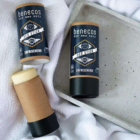 benecos MEN ONLY Deo Stick Erfrischend Bio-Lavendelöl 40g