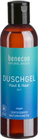 benecos Natural Basics Duschgel 2in1 für Haut & Haar Bio 200ml