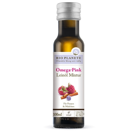 BIO PLANÈTE  Vital-Öl Omega Pink Leinöl-Mixtur Bio 100ml