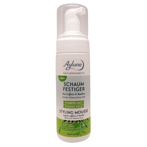 Ayluna Pflege Schaumfestiger mit Bio-Coffein & Bambus 150ml