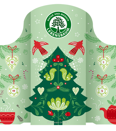 Lebensbaum Tee-Adventskalender - Bio, 43.5 g