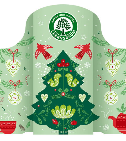 Lebensbaum Tee-Adventskalender - Bio, 43.5 g