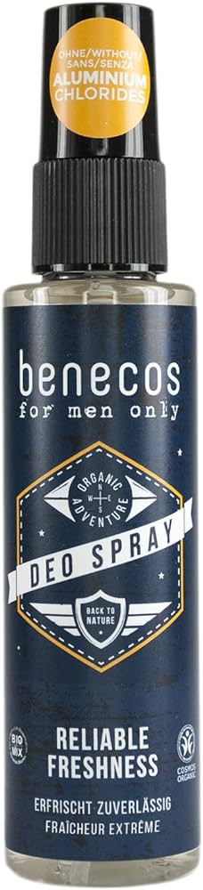 Benecos MEN Deo Spray Reliable Freshness ,75ml Bio