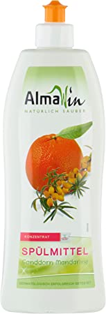 AlmaWin Spülmittel 500 ml Sanddorn Mandarine Duft