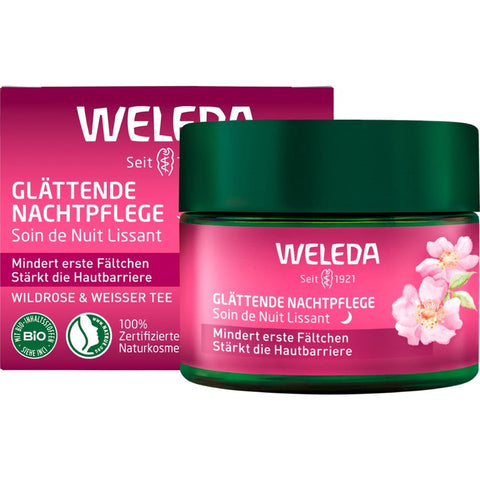 WELEDA Wildrose Glättende Nachtpflege Bio 30ml