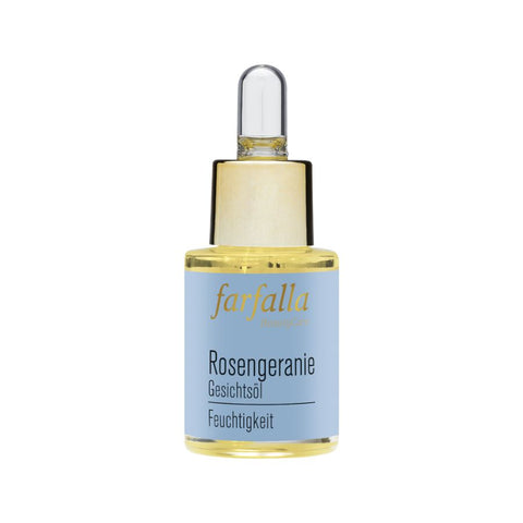 Farfalla Gesichtsöl Rosengeranie, Feuchtigkeit Bio 15ml