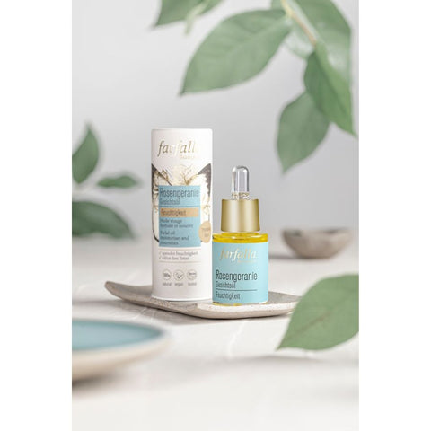 Farfalla Gesichtsöl Rosengeranie, Feuchtigkeit Bio 15ml