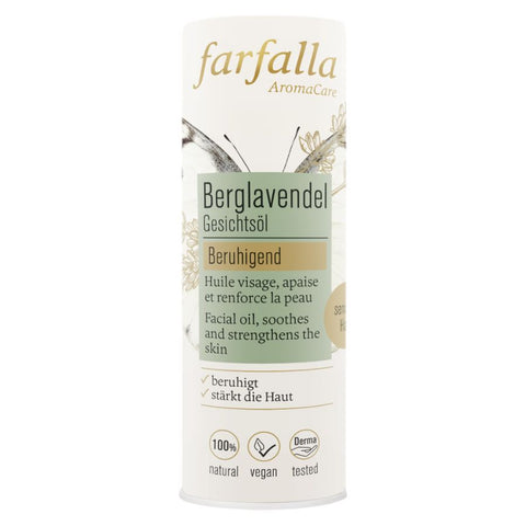 Farfalla Gesichtsöl Berglavendel, beruhigend Bio 15ml