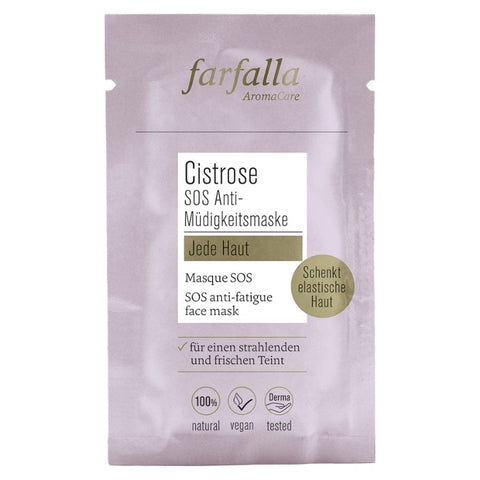 Farfalla Cistrose Für jede Haut, SOS Anti-Müdigkeitsmaske Bio 7ml