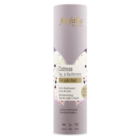 Farfalla Cistrose Bio Tag- & Nachtcreme – Feuchtigkeitspflege, 30ml