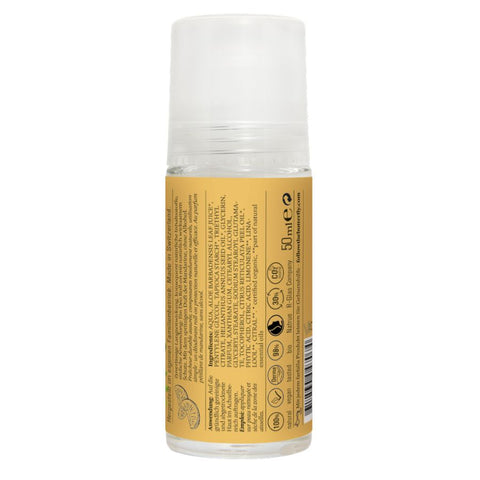 Farfalla Mandarine, Zitrusfrischer Deo Roll-on Bio 50ml