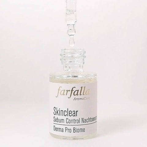 Farfalla Skinclear Sebum Control Nachtserum, Derma Pro Biome Bio 15ml