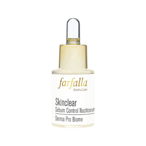 Farfalla Skinclear Sebum Control Nachtserum, Derma Pro Biome Bio 15ml