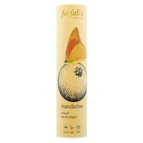 Farfalla mandarine, natural eau de cologne Bio 50ml