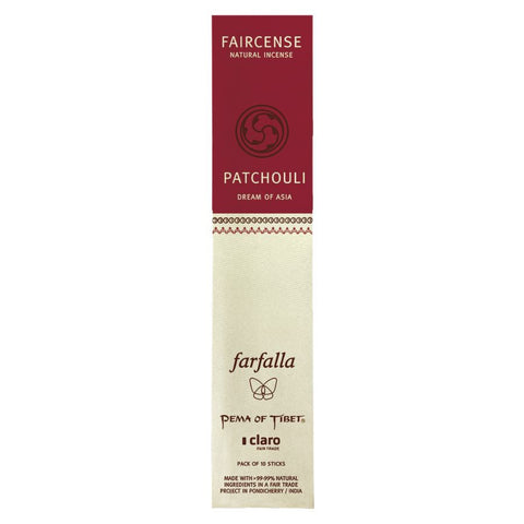Farfalla Patchouli / Dream of Asia, Faircense Räucherstäbchen Bio 15g