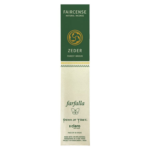 Farfalla Zeder / Forest Breeze, Faircense Räucherstäbchen Bio 15g
