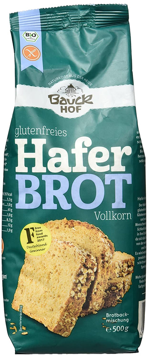 Bauckhof Haferbrot Vollkorn (glutenfrei) 500g