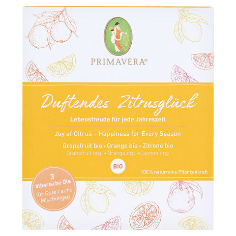 Primavera Geschenk-Set Duftendes Zitrusglück Bio 3x5ml