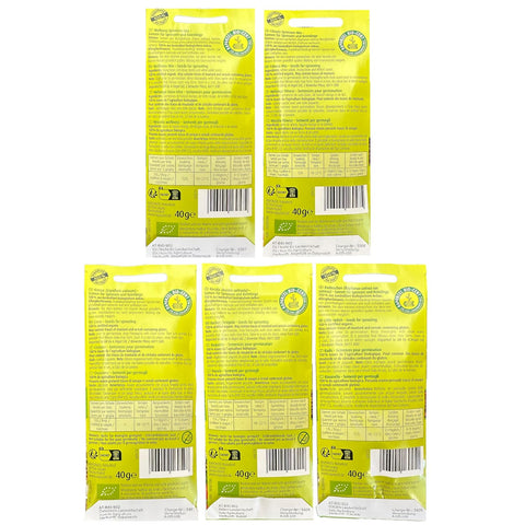 Rapunzel Sprossen bioSnacky Mix | Bio-Keimsprossen zum Selberkeimen | 5 Sorten zu je 40g (gesamt 200g)