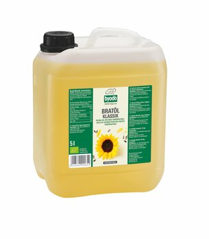 BYODO Bio Bratöl Klassik 5l aus Sonnenblumenkernen