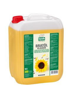 BYODO Bio Bratöl Klassik 10l aus Sonnenblumenkernen