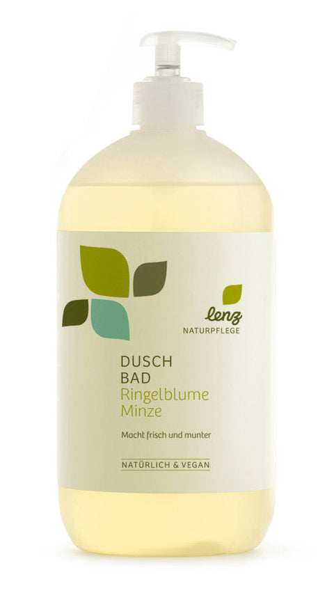 Lenz Duschbad Macht frisch und munter Ringelblume Minze 950ml
