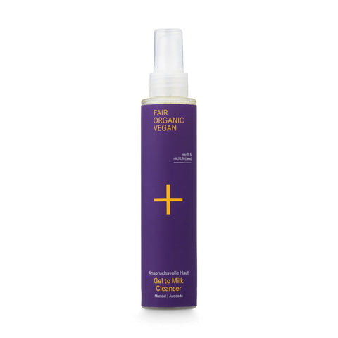 i+m Anspruchsvolle Haut  Gel to Milk Cleanser Mandel-Avocado Bio 100ml