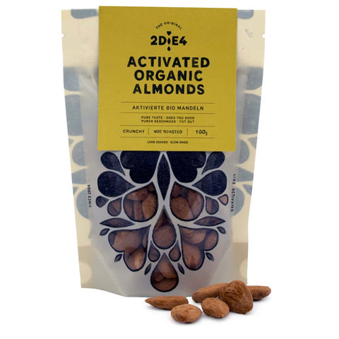 2DiE4 Live Foods: Aktivierte Bio Mandeln (100g)