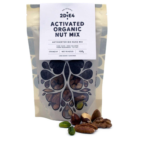 2DiE4 Live Foods: Aktivierter Bio Nuss-Mix (100g)