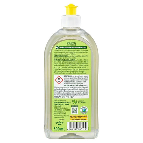 AlmaWin Spülmittel Zitronengras 500ml
