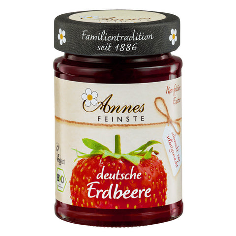 Annes Feinste Bio Erdbeer Konfitüre 225g