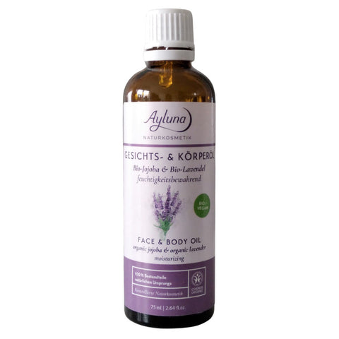 Ayluna Gesichts- & Körperöl Bio – Jojoba & Lavendel, Bio 75ml