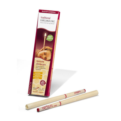 BIOSUN konische traditional Ohrkerzen 1 Paar
