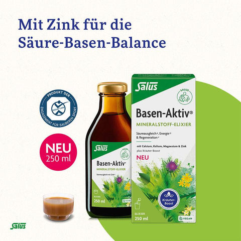 Salus Basen-Aktiv Mineralstoff-Elixier 250ml
